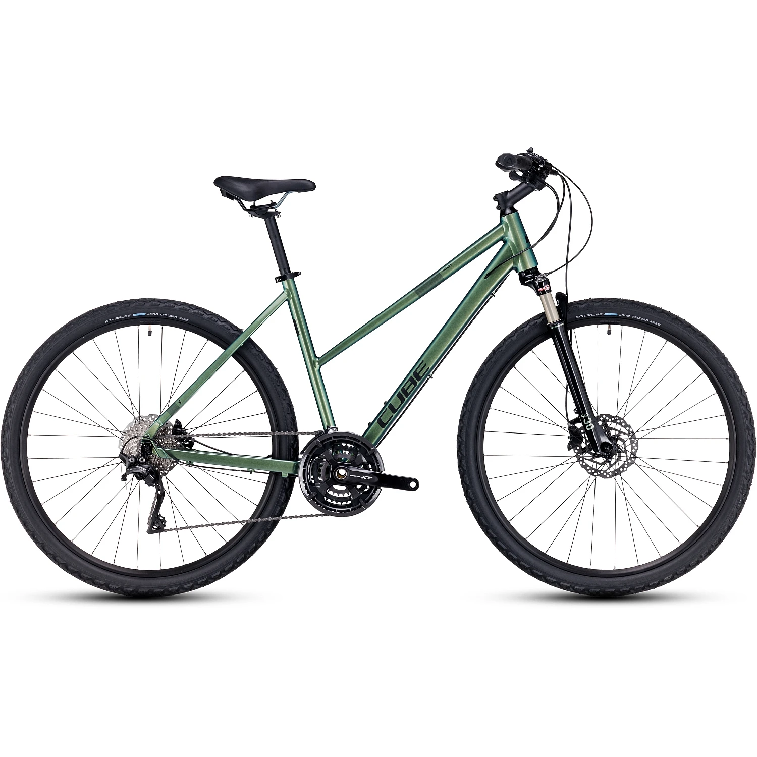 CUBE NATURE EXC - Women Cross Bike - 2023 - Verde / Black A00 3 CUBE NATURE EXC - Women Cross Bike - 2023 - Verde / Black A00