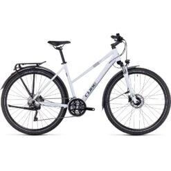 CUBE NATURE Pro Allroad - Women Cross Bike - 2023 - Frostwhite / Grey A00