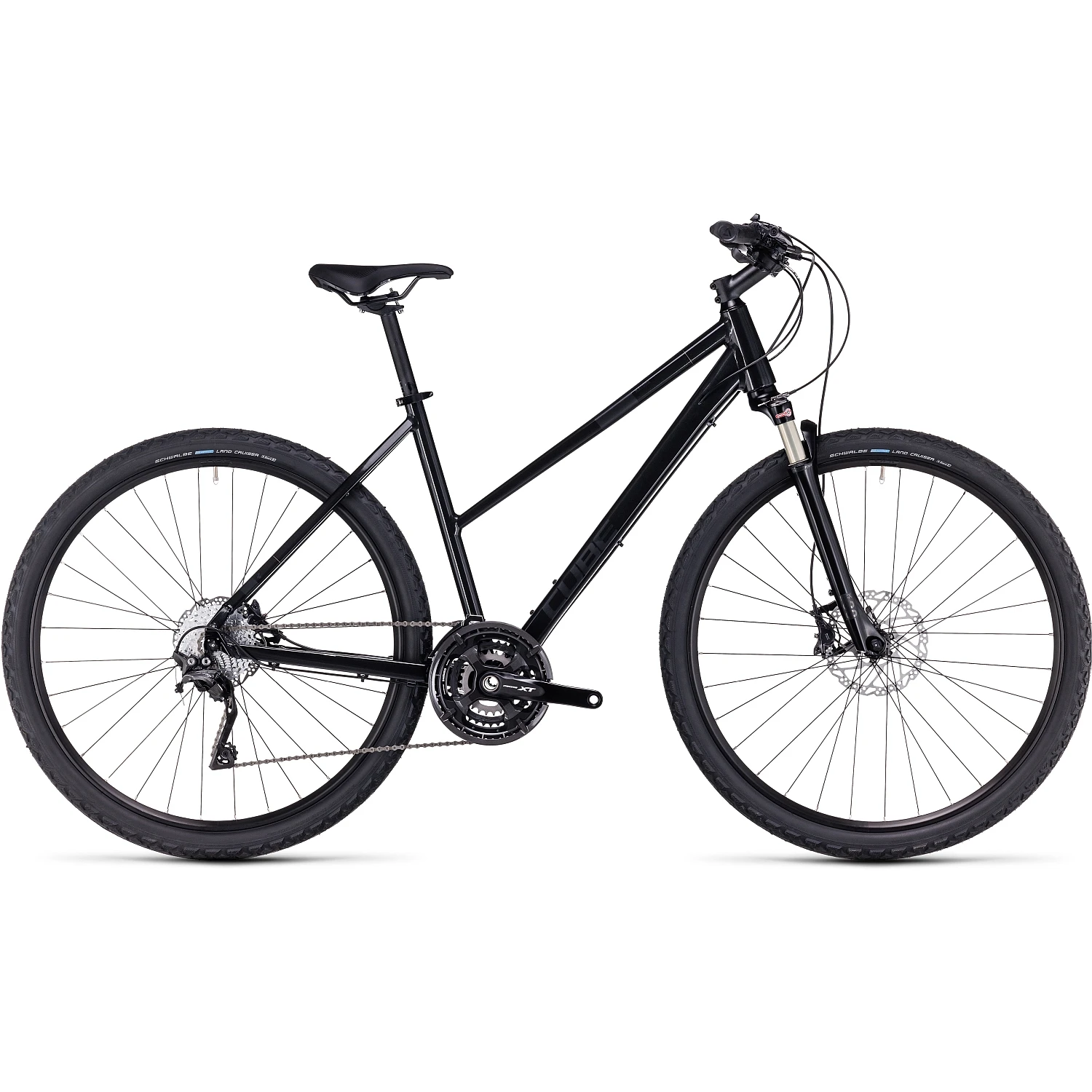 CUBE NATURE SLX - Women Cross Bike - 2023 - Grey / Black 3 CUBE NATURE SLX - Women Cross Bike - 2023 - Grey / Black