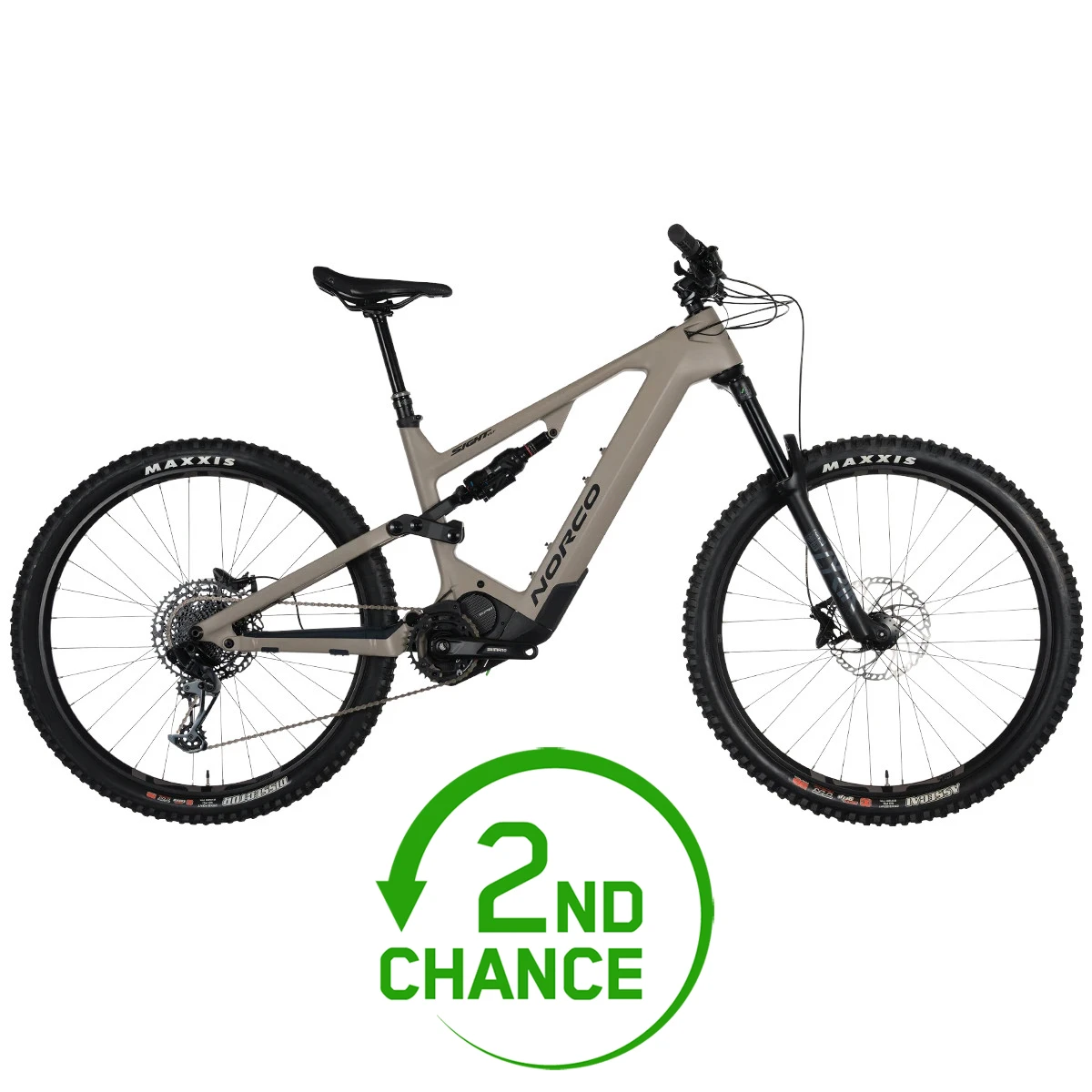 Norco Sight VLT C2 MTB E-Bike - 29" | Carbon | 900Wh - Grijs / Zwart - B-Keus 3 Norco Sight VLT C2 MTB E-Bike - 29" | Carbon | 900Wh - Grijs / Zwart - B-Keus