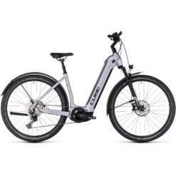 CUBE NURIDE HYBRID EXC 750 Allroad - Easy Entry Electric Bike - 2023 - Polarsilver / Black