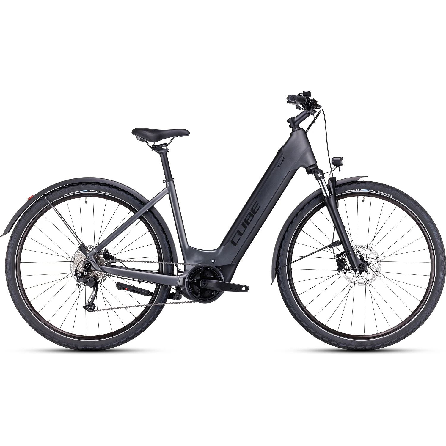 CUBE NURIDE HYBRID Performance 625 Allroad - Easy Entry Electric Bike - 2023 - Graphite / Black 3 CUBE NURIDE HYBRID Performance 625 Allroad - Easy Entry Electric Bike - 2023 - Graphite / Black