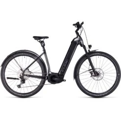 CUBE NURIDE HYBRID SLT 750 Allroad - Easy Entry Electric Bike - 2023 - Grey / Metal