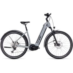 CUBE NURIDE HYBRID SLX 750 Allroad - Easy Entry Electric Bike - 2023 - Grey / Black