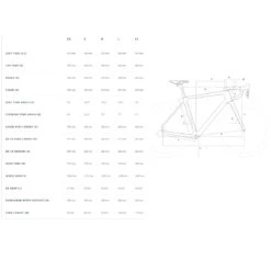 Basso PALTA - Ekar 1X - Gravelbike - Carbon - 2023 - Poseidon -Fietswereld Winkels palto geo 1367180 4
