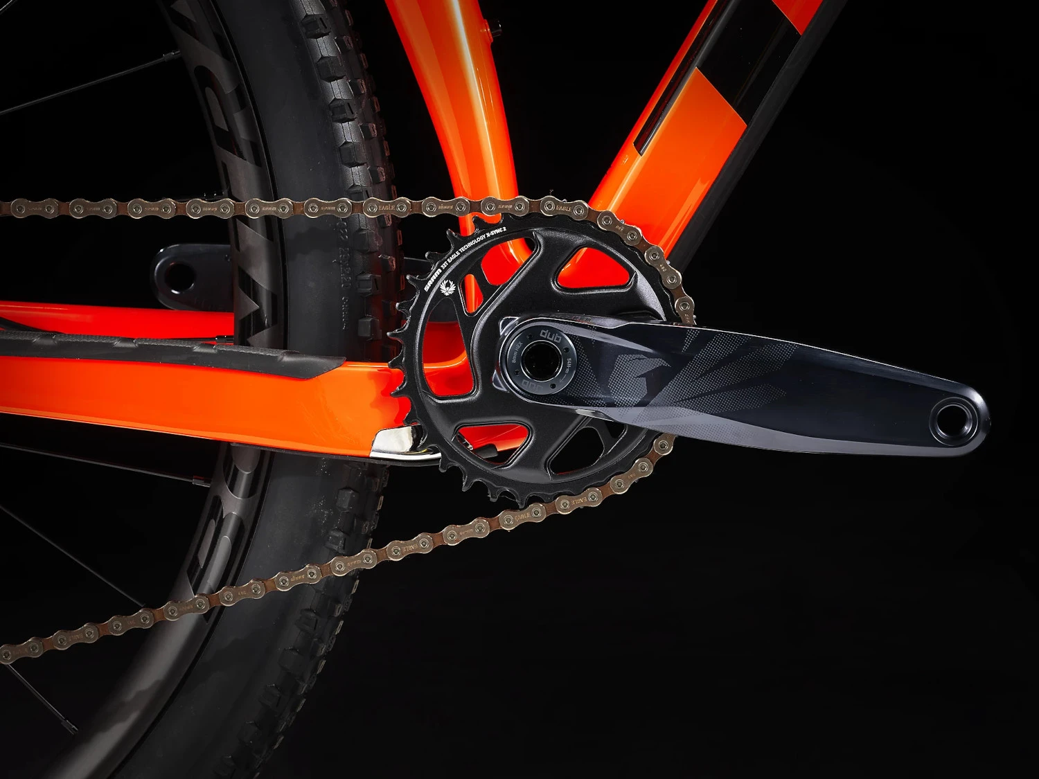 Trek Procaliber 9.7 GX 29" Carbon Mountain Bike - 2023 - Roarange / Deep Smoke 11 Trek Procaliber 9.7 GX 29" Carbon Mountain Bike - 2023 - Roarange / Deep Smoke - Afbeelding 9