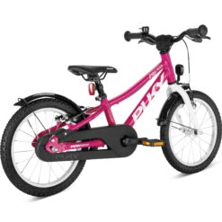 Puky CYKE 16 Children's Bike - 16" | 1 Gear - Berry/white -Fietswereld Winkels puky cyke 16 1 gang berry rear 1322950