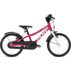 Puky CYKE 16 Children's Bike - 16" | 1 Gear - Berry/white -Fietswereld Winkels puky cyke 16 1 gang berry side 1322952