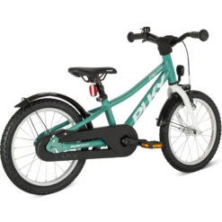 Puky CYKE 16 Children's Bike - 16" | Coaster Brake | 1 Gear - Turquoise/white -Fietswereld Winkels puky cyke 16 1 gang turquoise rear 1322207