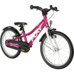 Puky CYKE 18 Children's Bike - 18" | 1 Gear - Berry/white