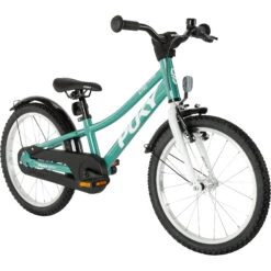 Puky CYKE 18 Children's Bike - 18" | Coaster Brake | 1 Gear - Turquoise/white