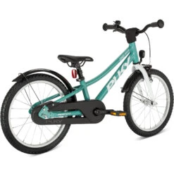 Puky CYKE 18 Children's Bike - 18" | Coaster Brake | 1 Gear - Turquoise/white -Fietswereld Winkels puky cyke 18 1 gang turquoise rear 1323592