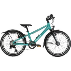 Puky CYKE 20-7 Active Children's Bike - 20" | 7 Gears - Turquoise/black -Fietswereld Winkels puky cyke 20 7 childrens bike turquoise side 1325632