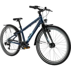 Puky CYKE 24-8 Active Children's Bike - 24" | 8 Gears - Racing Blue/black