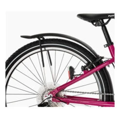 Puky CYKE 24-8 Active Children's Bike - 24" | 8 Gears - Berry/black -Fietswereld Winkels puky cyke 24 8 childrens bike mudguard 1325961 2