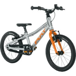 Puky LS-PRO 16 Children's Bike - 16" | 1 Gear - Silver/orange -Fietswereld Winkels puky ls pro 16 1 childrens bike orange silver front 1302724