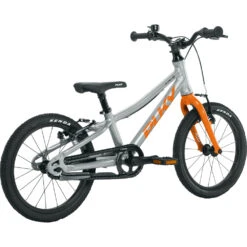 Puky LS-PRO 16 Children's Bike - 16" | 1 Gear - Silver/orange -Fietswereld Winkels puky ls pro 16 1 childrens bike orange silver rear 1302725