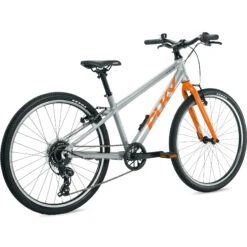 Puky LS-PRO 24-8 Children´s Bike - 24" | 8-Speed - Silver/orange -Fietswereld Winkels puky ls pro 24 8 childrens bike orange back 1344725