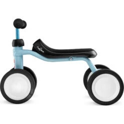 Puky PUKYlino Children's Balance Bike - Retro Blue -Fietswereld Winkels puky pukylino childrens balance bike blue side two 1326899