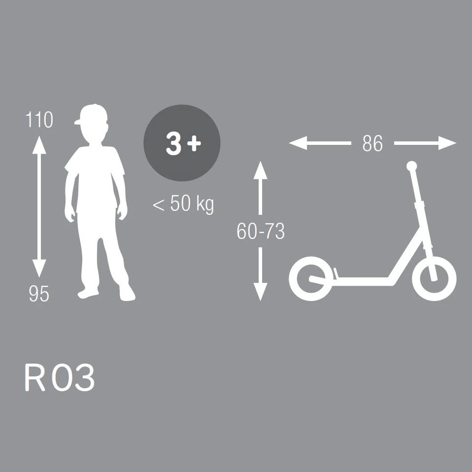 Puky R 03 Scooter - Sky Blue 4 Puky R 03 Scooter - Sky Blue - Afbeelding 2