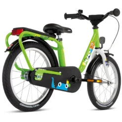 Puky Steel - 16" Kids Bike - Kiwi/white -Fietswereld Winkels puky steel 16 kiwi 3 939668