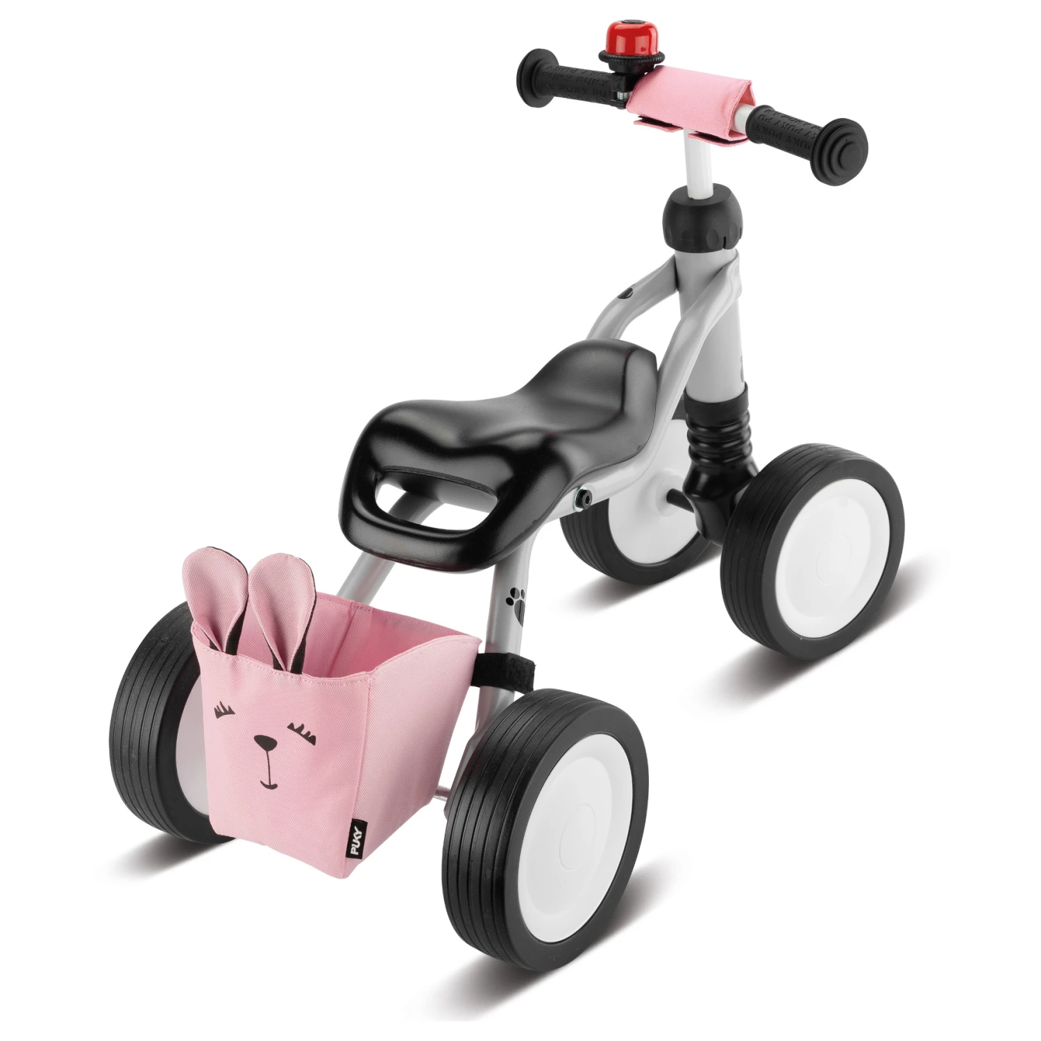 Puky WUTSCH Children's Balance Bike - Bundle Incl. Frame Bag - Grey Bunny 4 Puky WUTSCH Children's Balance Bike - Bundle Incl. Frame Bag - Grey Bunny - Afbeelding 2