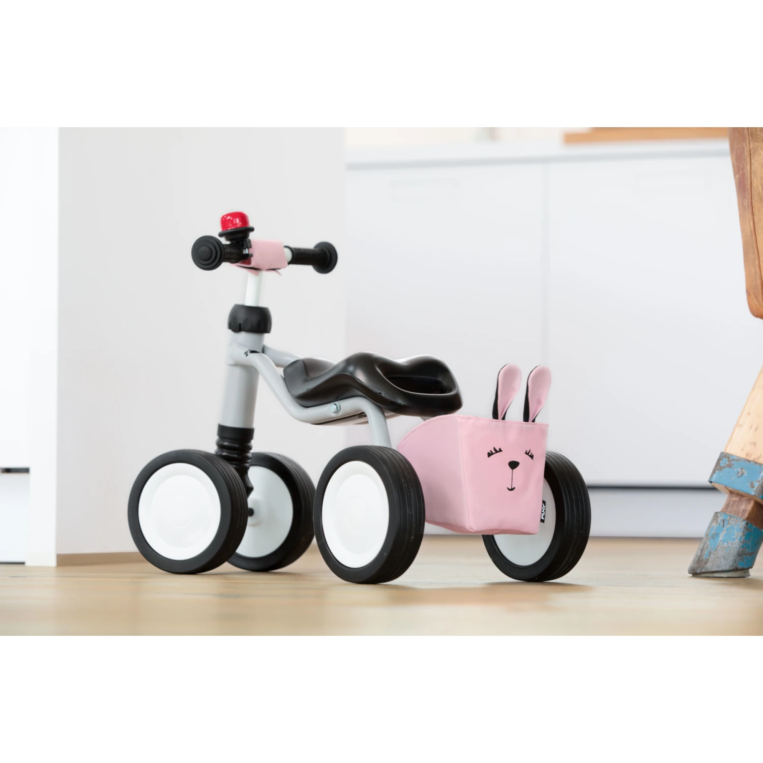 Puky WUTSCH Children's Balance Bike - Bundle Incl. Frame Bag - Grey Bunny 10 Puky WUTSCH Children's Balance Bike - Bundle Incl. Frame Bag - Grey Bunny - Afbeelding 8