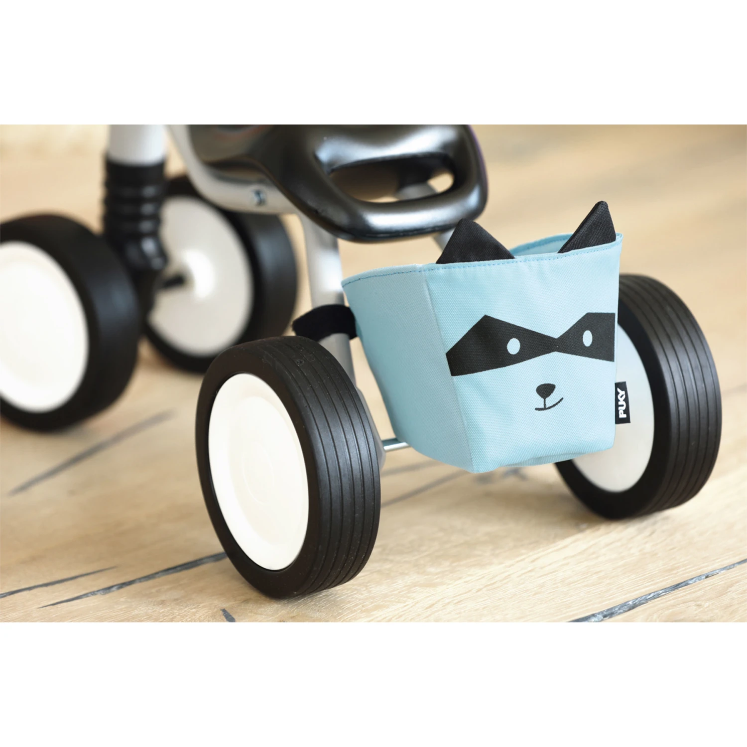 Puky WUTSCH Children's Balance Bike - Bundle Incl. Frame Bag - Grey Racoon 10 Puky WUTSCH Children's Balance Bike - Bundle Incl. Frame Bag - Grey Racoon - Afbeelding 8