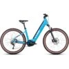 CUBE REACTION HYBRID ONE 750 - 27.5" Lage Instap E-Mountainbike - 2023 - Skyblue / White -Fietswereld Winkels reaction hybrid one easy entry skyblue white 1413194