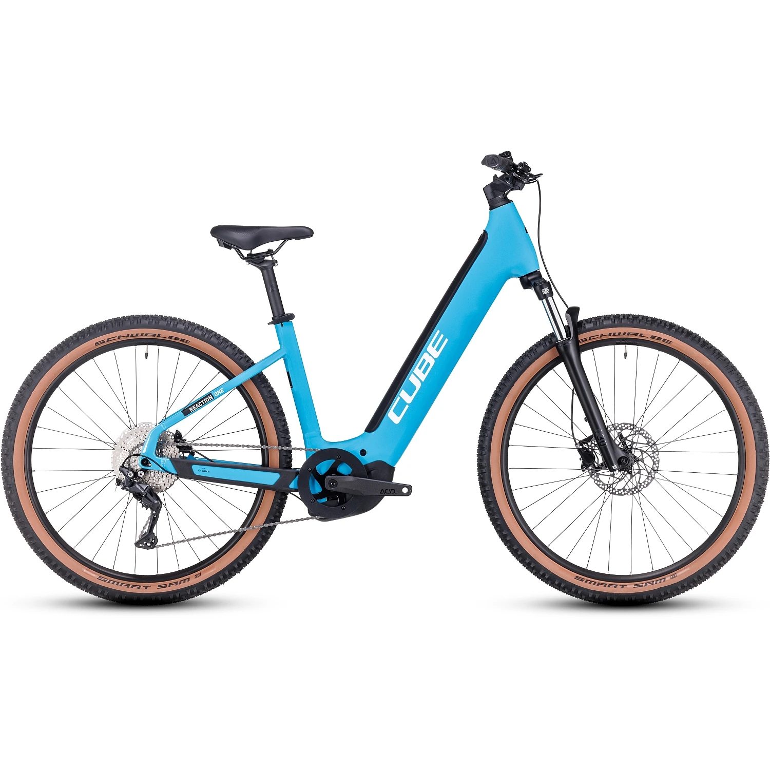 CUBE REACTION HYBRID ONE 750 - 27.5" Lage Instap E-Mountainbike - 2023 - Skyblue / White 3 CUBE REACTION HYBRID ONE 750 - 27.5" Lage Instap E-Mountainbike - 2023 - Skyblue / White