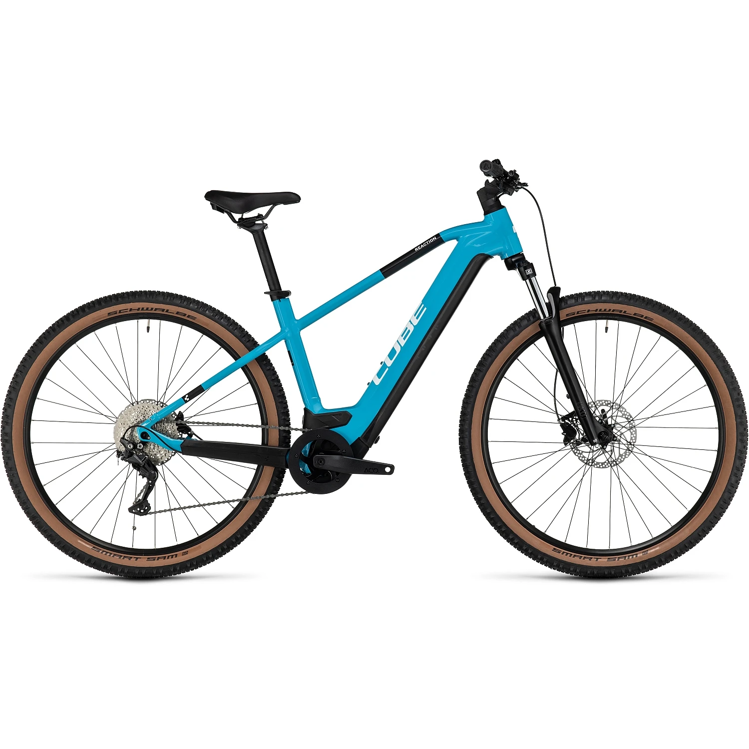 CUBE REACTION HYBRID ONE 625 - E-Mountainbike - 2023 - Skyblue / White 3 CUBE REACTION HYBRID ONE 625 - E-Mountainbike - 2023 - Skyblue / White