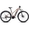 CUBE REACTION HYBRID Performance 625 Allroad - Dames E-Mountainbike - 2023 - Metallicbrown / Orange -Fietswereld Winkels reaction hybrid performance allroad women metallicbrown orange 1416621