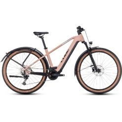 CUBE REACTION HYBRID Pro 625 Allroad - Electric Mountain Bike - 2023 - Blushrose / Silver