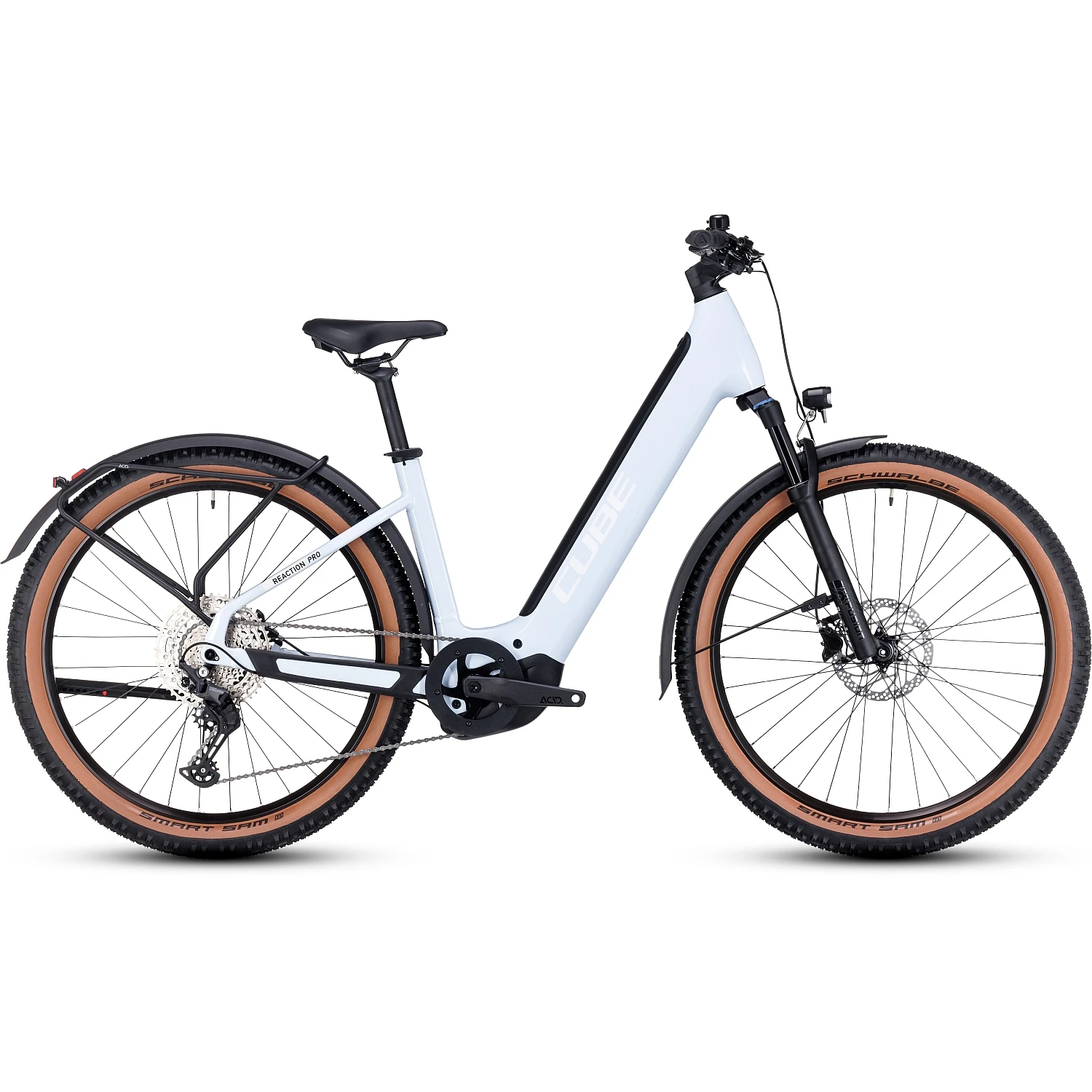 CUBE REACTION HYBRID Pro 750 Allroad - 27.5" Lage Instap E-Mountainbike - 2023 - Flashwhite / Black 3 CUBE REACTION HYBRID Pro 750 Allroad - 27.5" Lage Instap E-Mountainbike - 2023 - Flashwhite / Black