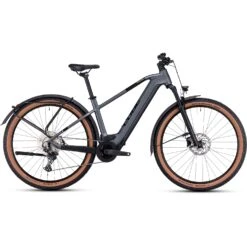 CUBE REACTION HYBRID Pro 750 Allroad - Electric Mountain Bike - 2023 - Flashgrey / Green