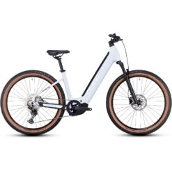 CUBE REACTION HYBRID Pro 750 - 27.5" Easy Entry Electric Mountain Bike - 2023 - Flashwhite / Black