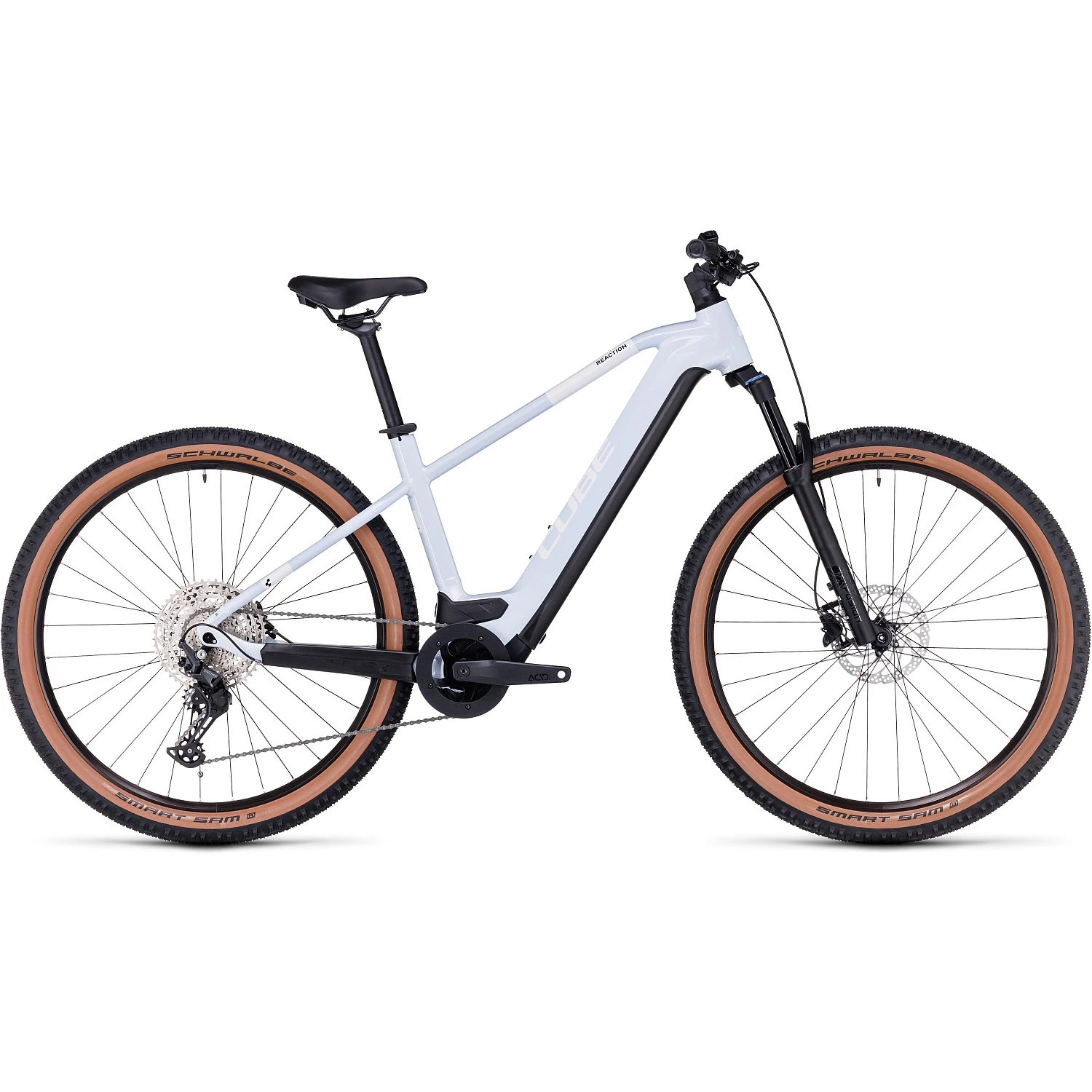 CUBE REACTION HYBRID Pro 625 - Electric Mountain Bike - 2023 - Flashwhite / Black 3 CUBE REACTION HYBRID Pro 625 - Electric Mountain Bike - 2023 - Flashwhite / Black
