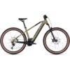 CUBE REACTION HYBRID Race 750 - Electric Mountain Bike - 2023 - Olive / Green -Fietswereld Winkels reaction hybrid race olive green 1385352 1