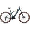 CUBE REACTION HYBRID SLT 750 - Electric Mountain Bike - 2023 - Goblin / Yellow -Fietswereld Winkels reaction hybrid slt goblin yellow 1393396