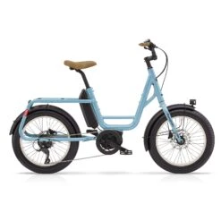 Benno Bikes REMIDEMI 9D Performance - 20" Electric Cargo Bike - 2023 - Dolphin Blue