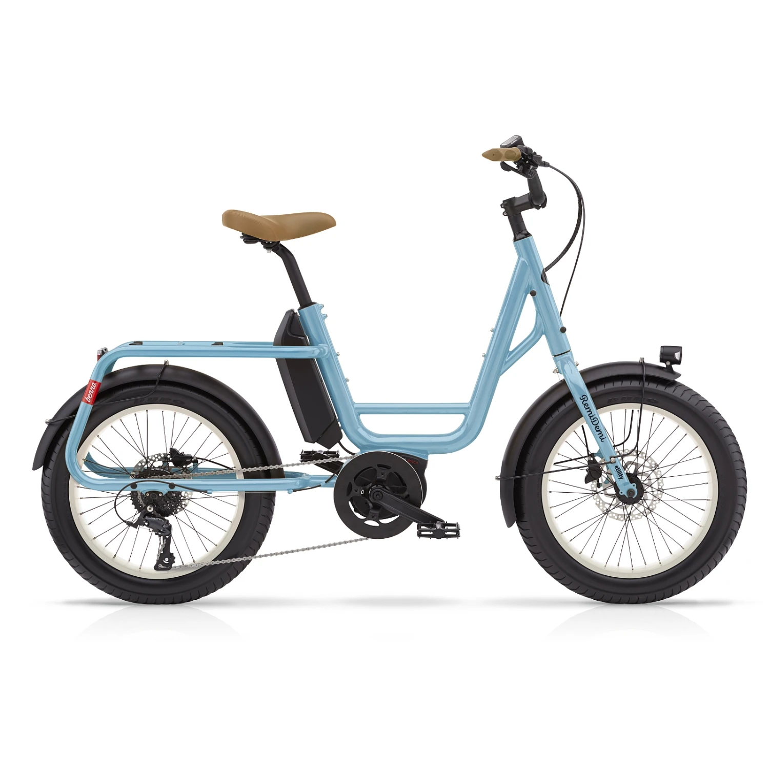 Benno Bikes REMIDEMI 9D Performance - 20" Electric Cargo Bike - 2023 - Dolphin Blue 3 Benno Bikes REMIDEMI 9D Performance - 20" Electric Cargo Bike - 2023 - Dolphin Blue
