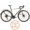 Simplon INISSIO PMAX - GRX 815 Di2 - Carbon Gravel E-Bike - 2023 - Shady Grey Matt/ Black Glossy -Fietswereld Winkels road inissio gravel shady grey matt black glossy flatbar 1358871 1433760 1452489