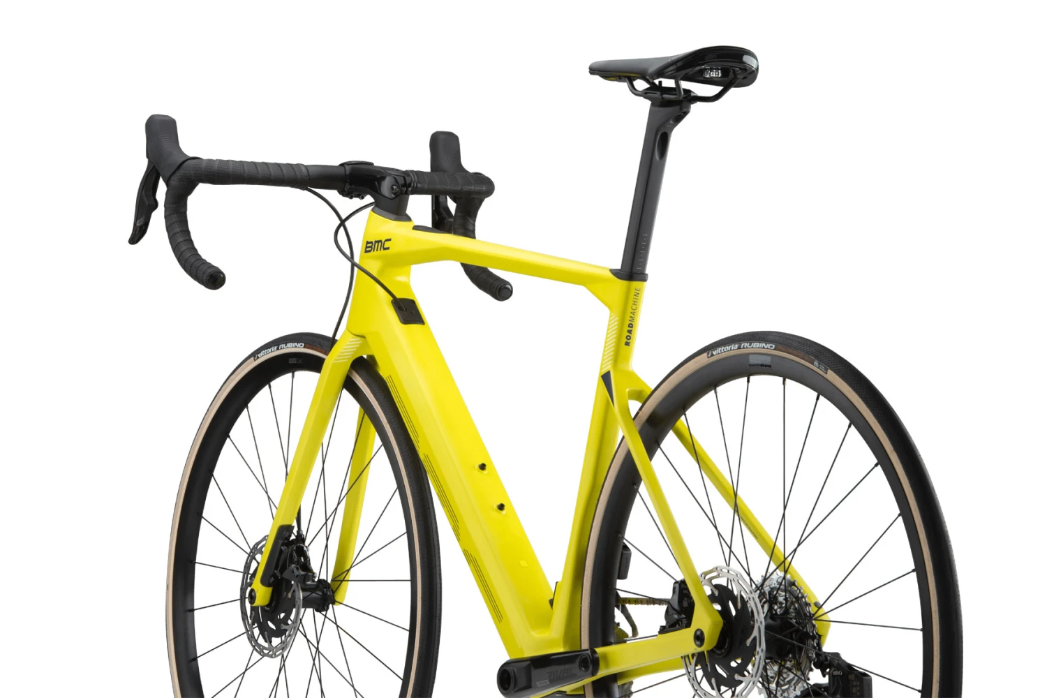 BMC ROADMACHINE AMP TWO - Electric Road Bike - 2023 - Lime Yellow & Midnight Blue 9 BMC ROADMACHINE AMP TWO - Electric Road Bike - 2023 - Lime Yellow & Midnight Blue - Afbeelding 7