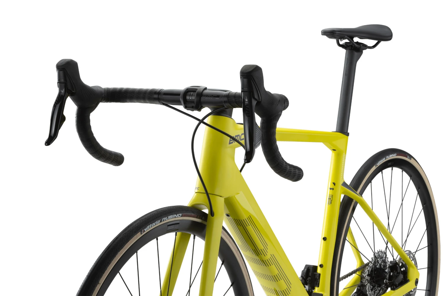 BMC ROADMACHINE AMP TWO - Electric Road Bike - 2023 - Lime Yellow & Midnight Blue 11 BMC ROADMACHINE AMP TWO - Electric Road Bike - 2023 - Lime Yellow & Midnight Blue - Afbeelding 9