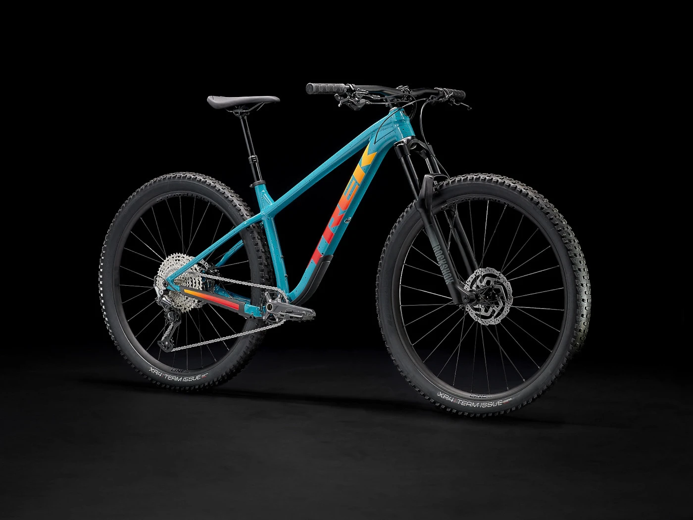 Trek Roscoe 7 Mountain Bike - 2023 - Teal / Trek Black 5 Trek Roscoe 7 Mountain Bike - 2023 - Teal / Trek Black - Afbeelding 3