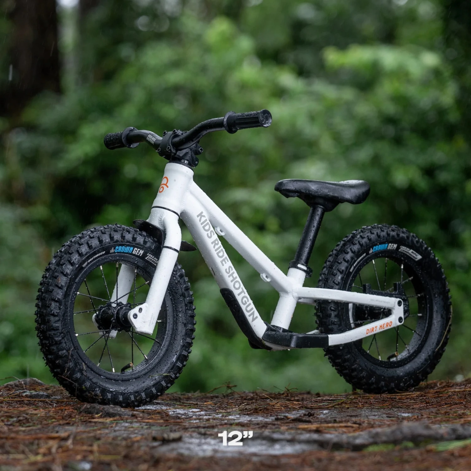 Shotgun Dirt Hero - 12" Kinder Loopfiets - Wit 5 Shotgun Dirt Hero - 12" Kinder Loopfiets - Wit - Afbeelding 3