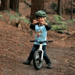 Shotgun Dirt Hero Magura - 12" Kinder Loopfiets - Wit -Fietswereld Winkels shotgun kids ride dirt hero 12 childrens running bike white 5 1474101 2