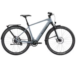 Simplon SILKCARBON TQ - Rohloff R14 - Men´s Carbon Electric Trekking Bike - 2023 - Shady Grey Matt/ Black Matt