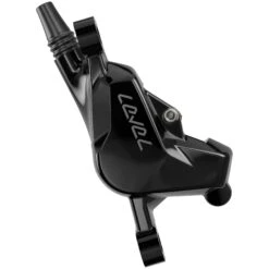 SRAM Level Stealth Schijfrem - Silver | 2-Zuiger | C1 - Achteraan | Black -Fietswereld Winkels sram level silver stealth 2p disc brake caliper 2 1464576