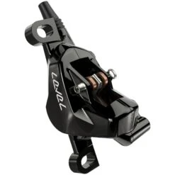 SRAM Level Stealth Schijfrem - Ultimate | 2-Zuiger | C1 - Set (Vooraan + Achteraan) | Gloss Black -Fietswereld Winkels sram level ultimate stealth 2p disc brake caliper 1 1464579